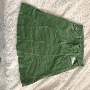 Green skirt!!